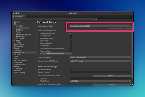 UnityのExternal Tools